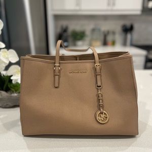 Michael Kors Beige Tote Bag